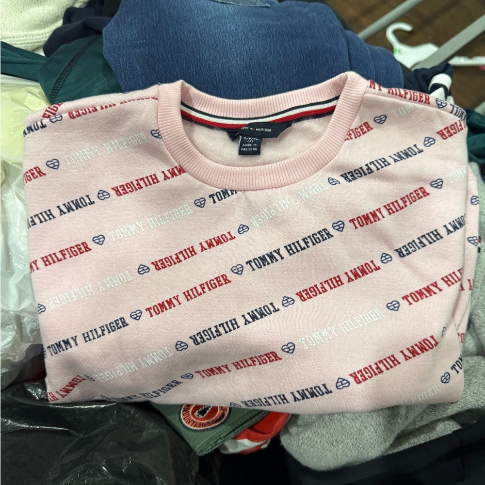Tommy Hilfiger Pink Logo Sweater